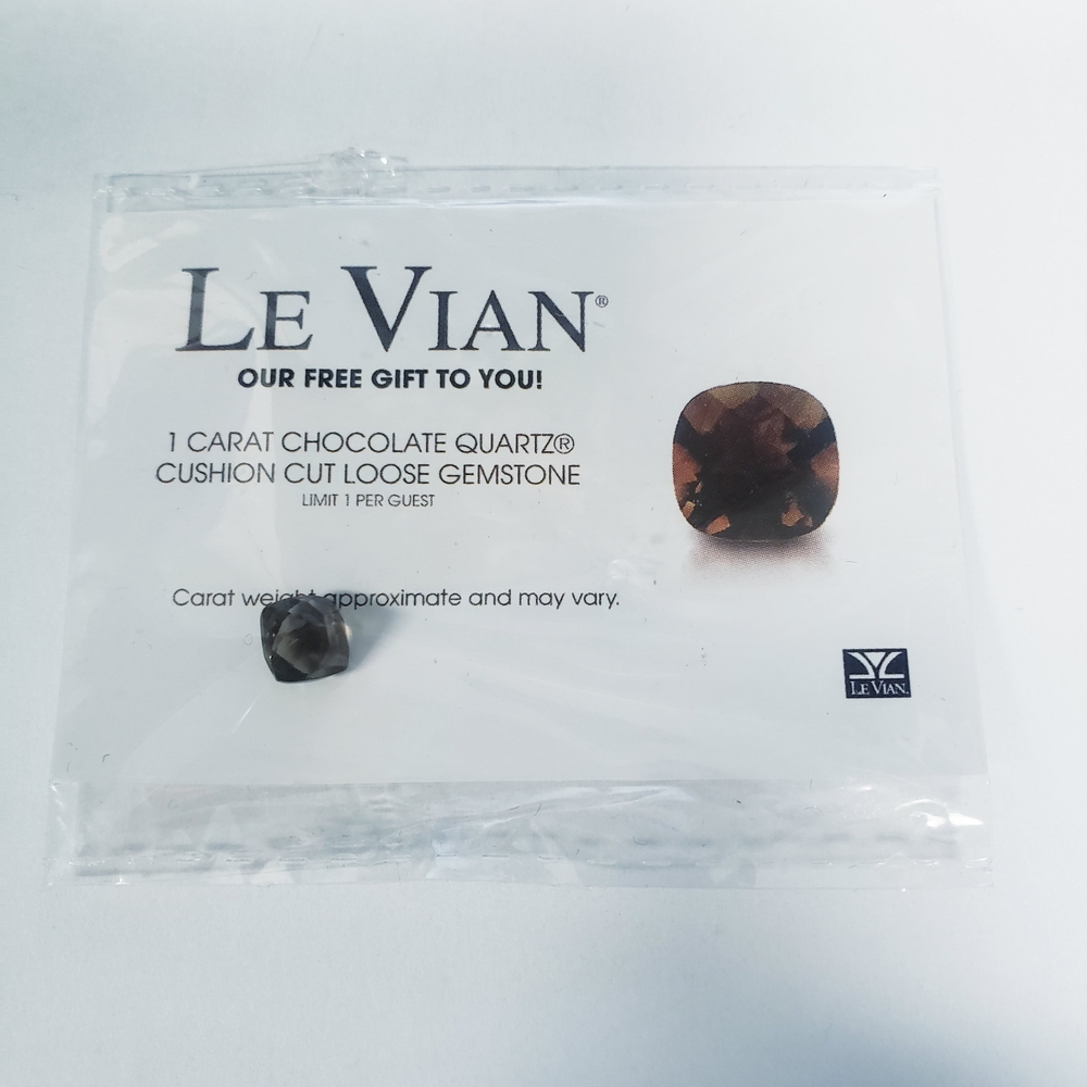 LeVian Chocolate Quartz Cushion Cut Gemstone